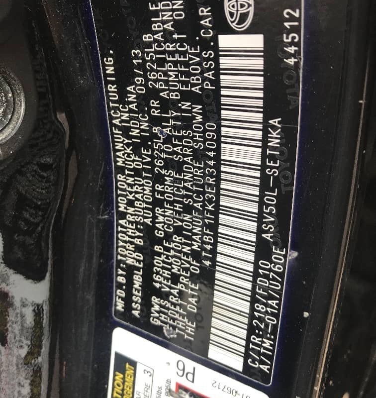Toyota Camry 2014 LE For Sale In Lagos  image