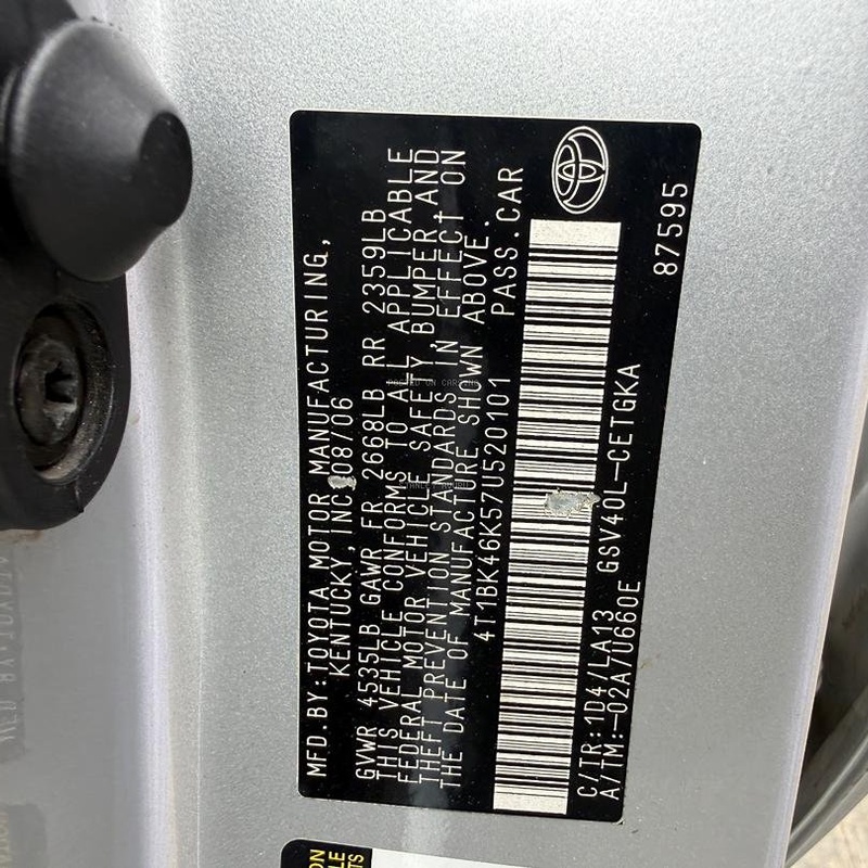 Foreign Used Toyota Camry XLE 2007 in lagos image