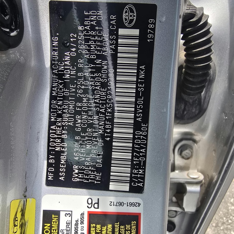 Foreign Used Toyota Camry 2012 In Imo State image
