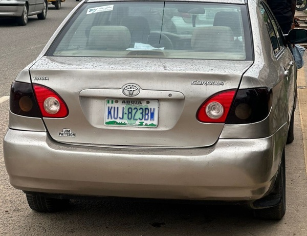 DISTRESS DISTRESS   2004 TOYOTA COROLLA FOR SALE IN ABUJA