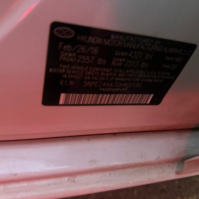 DISTRESS DISTRESS   2016 HYUNDAI SONATA FOR SALE IN KANO