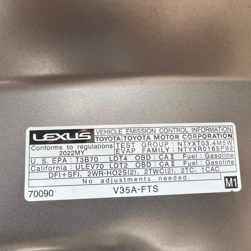 DISTRESS  LEXUS LX600 2022 FOR SALE IN ABUJA image