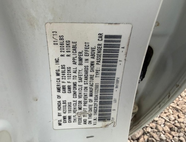  FOREIGN USED   2013 HONDA ACCORD FOR SALE IN ABUJA