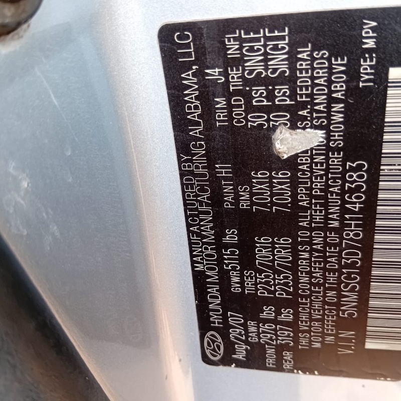 Distress Sale Hyundai Santa Fe 2008 for Sale In Lagos image