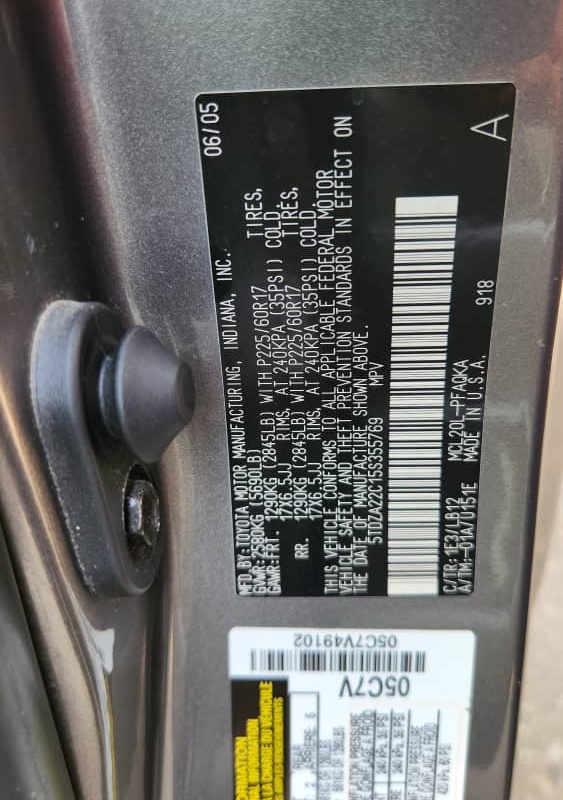 Foreign Used 2006 Toyota Sienna XLE In Lagos image