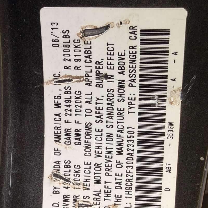 FOREIGN USED 2013 HONDA ACCORD IN ABUJA image