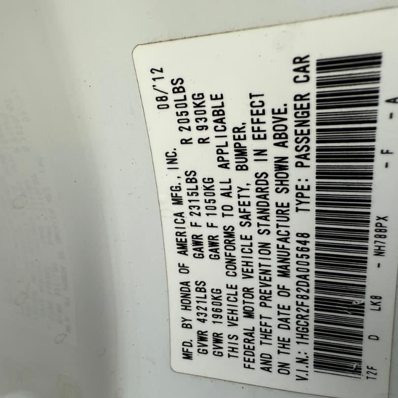 FOREIGN USED  2013 HONDA ACCORD EXL IN KANO image