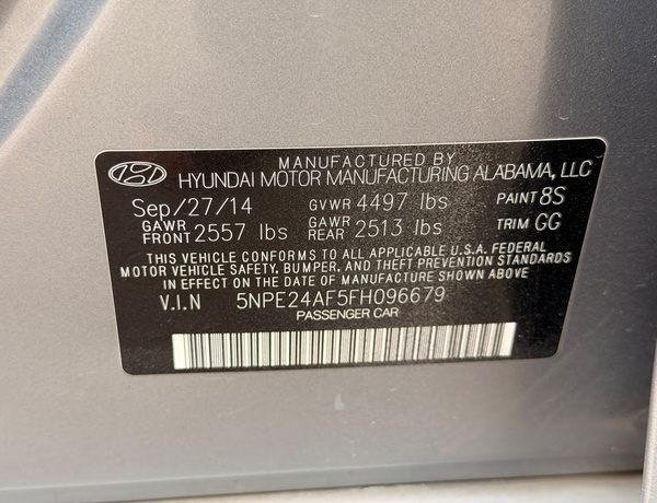 FOREIGN USED   2014 HYUNDAI SONATA IN ABUJA