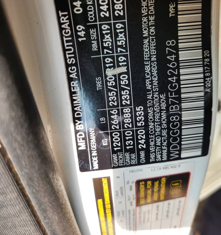 Foreign Used 2015 Mercedes-Benz GLK 350 for Sale In Lagos image