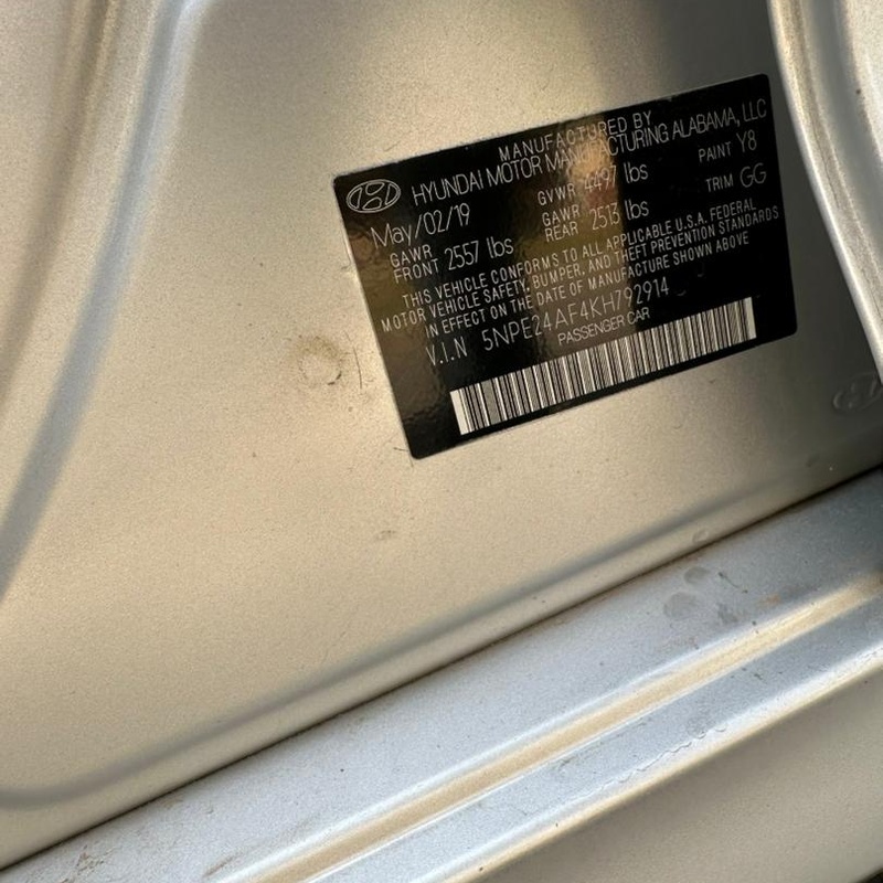 Foreign Used 2019 Hyundai Sonata SE for Sale In Abuja image
