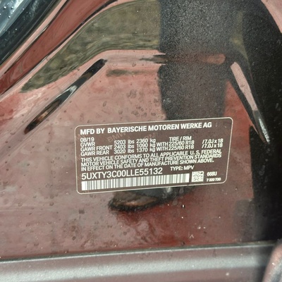 Foreign Used 2020 BMW X3 XDrive for Sale In Abuja