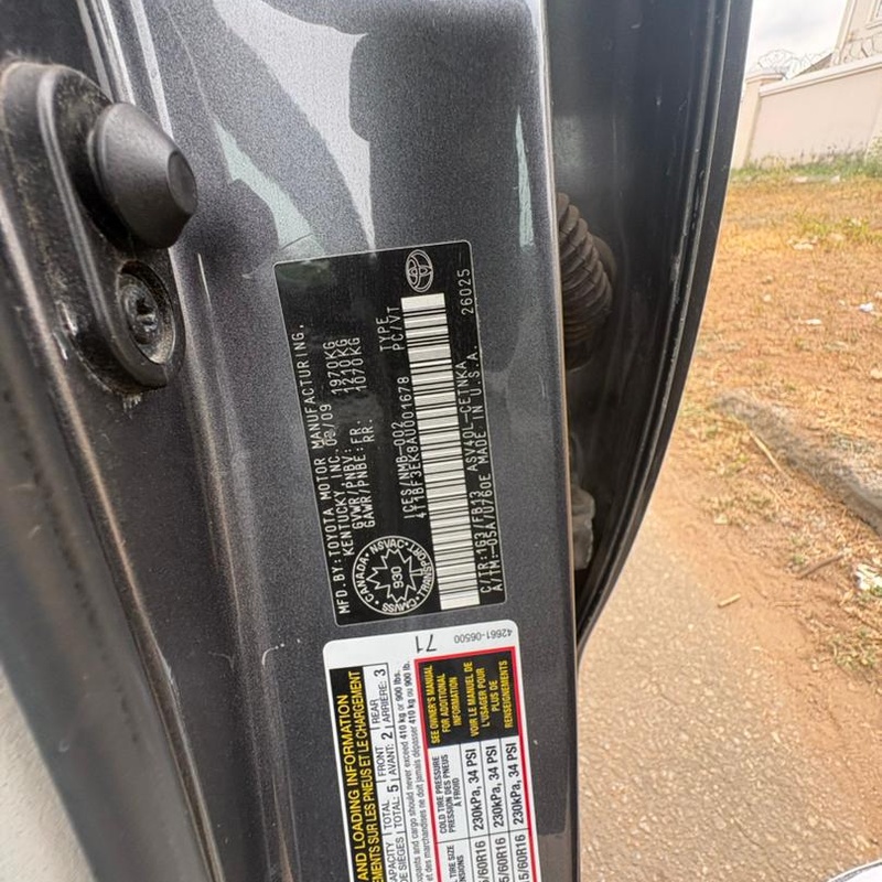 Foreign Used Toyota Camry 2010 for Sale In Abuja image