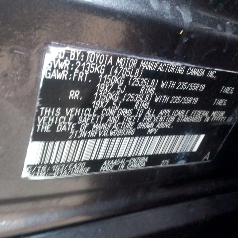 Foreign Used Toyota HighLander 2020 for Sale in Lagos image