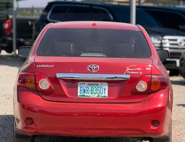 GOOD DEAL  2010 TOYOTA COROLLA FOR SALE IN ABUJA