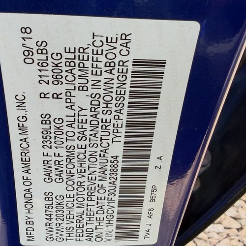 GOOD DEAL  2018 HONDA ACCORD FOR SALE IN ABUJA