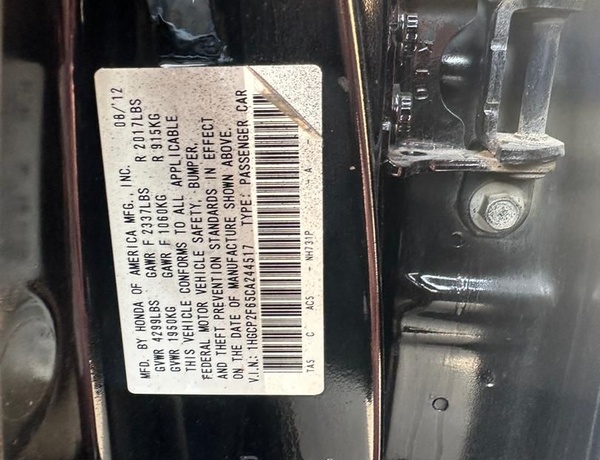 GOOD DEAL 2012 HONDA ACCORD FOR SALE IN  KANO