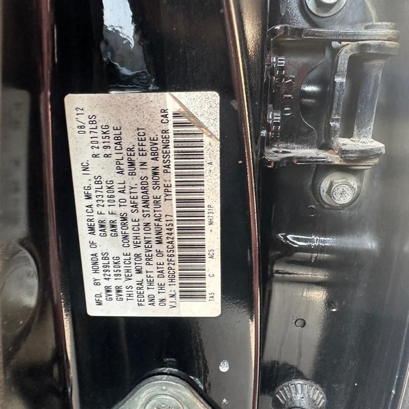 GOOD DEAL 2012 HONDA ACCORD FOR SALE IN  KANO image