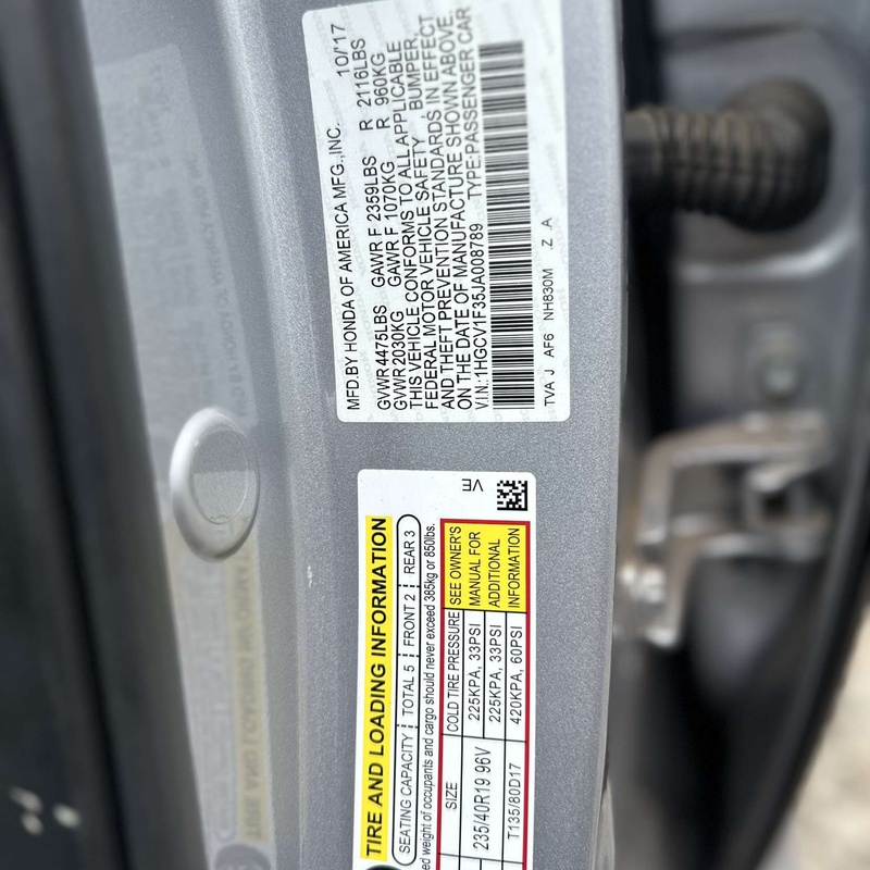 HONDA ACCORD 2019 IN ABUJA image