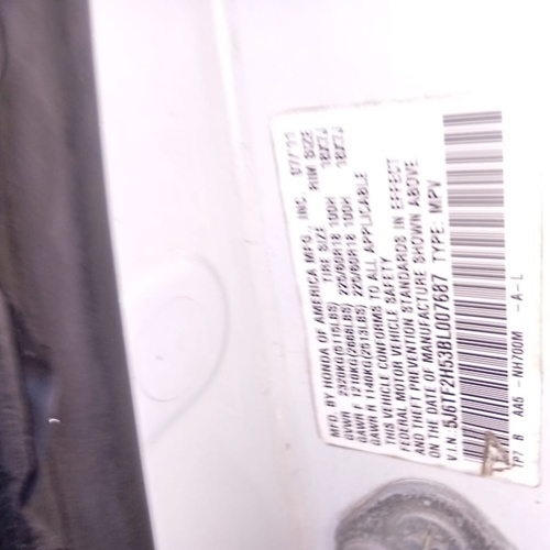 Honda Crosstour 2011 Registered V6 Location Egbe Ikotun