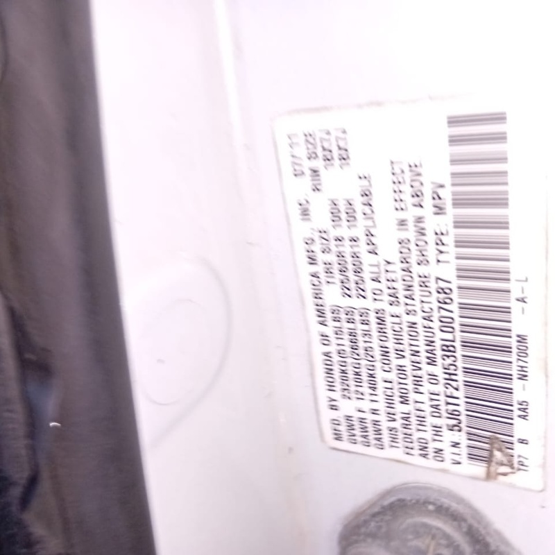 Honda Crosstour 2011 Registered V6 Location Egbe Ikotun image