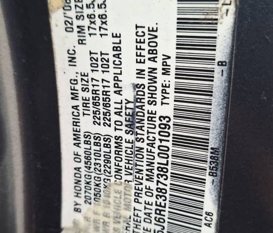 Honda CRV 2008 (USA Spec) for Sale In Lagos