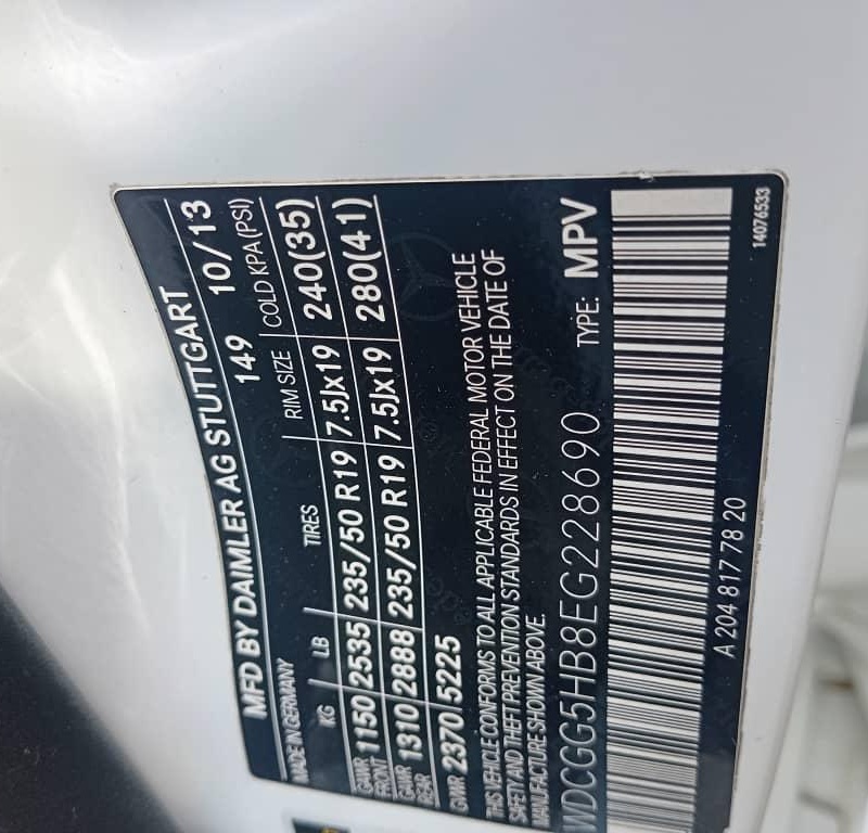 Mercedes Benz GLK350 2014 In Lagos image