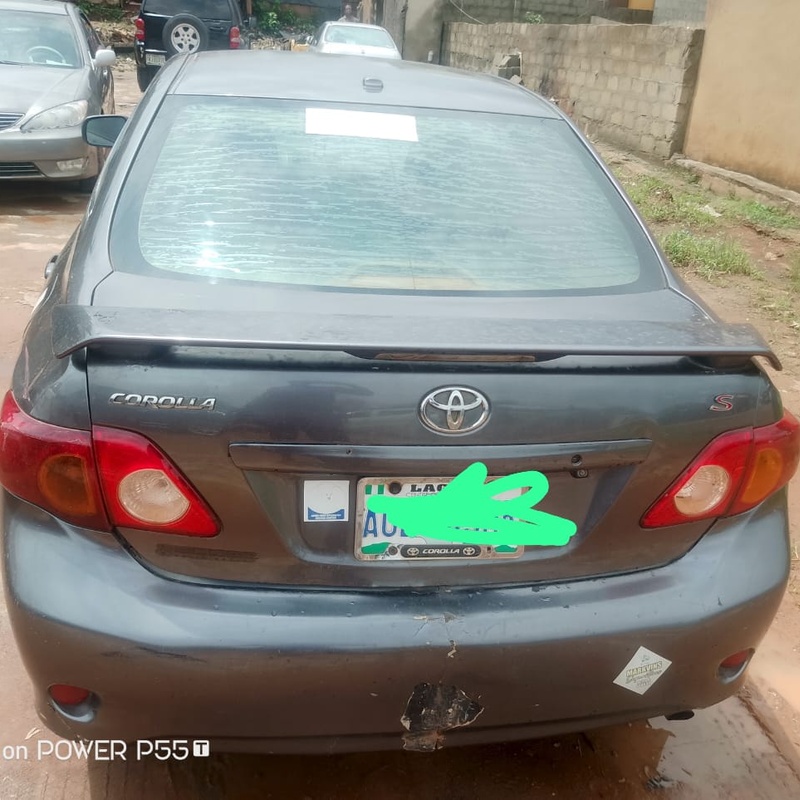 Registered 2010 Toyota Corrolla for Sale In Lagos image