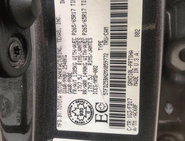 Toks Standard 2021 Toyota Tacoma TRD Sport 4x4