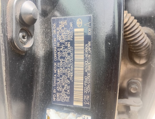 Toyota Camry 2007 Used Non-Registered for Sale In Lagos