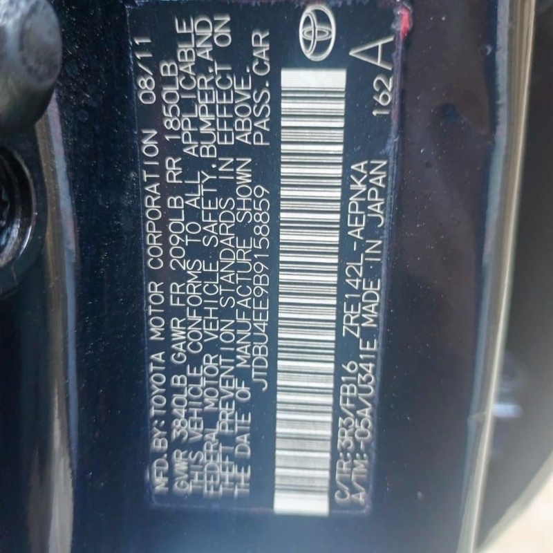 Toyota Corolla 2012 Direct Tokunbo image