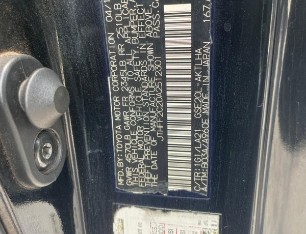 Very Clean Unregistered Lexus IS250 2010 for Sale In Abuja